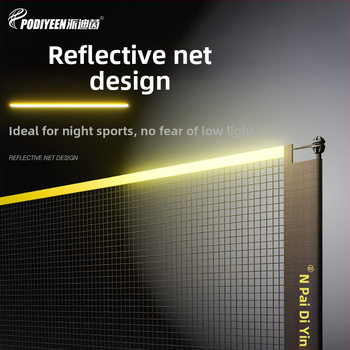 Prenosný stojan na sieť na bedminton — nastaviteľná výška, kompatibilný s bedmintonom, volejbalom, tenisom, pickleballom a futbalom; sieť z Tetoron polyesteru bez uzlov, hustá sieť, lem 600D Oxford