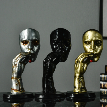 Cigarloong Ρεζίν Κεφαλής Πορτρέτο Πούρας – Διακοσμητικό Μπαρ, Απλό Στυλ