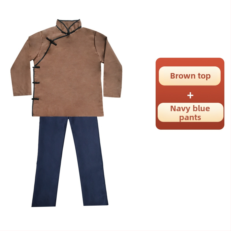 Ženski scenski kostim u stilu Republike Kine, poliester tkanina, za obične scenske nastupe, Proljeće 2026, s etiketom