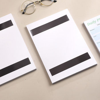 Fifun Μαγνητικό ημερολόγιο προγραμματισμού με αποκοπτόμενες σελίδες και μαγνήτη ψυγείου – 120 σελίδες, χαρτί 100 g/m², μορφή: μπλοκ από χαρτί