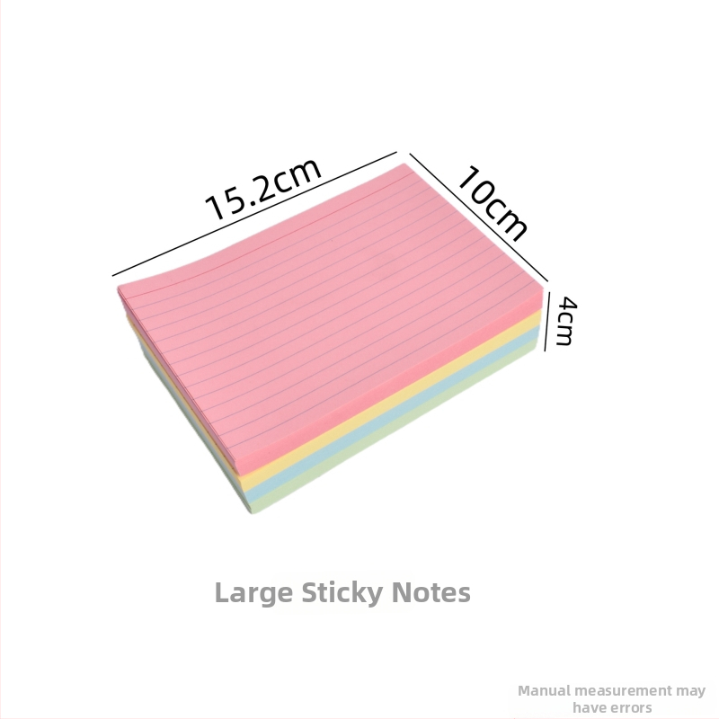Hongen Paper Brick poznámkový blok s horizontálnymi riadkami — Základné balenie, Hongen Stationery, IP autorizácia: Nie