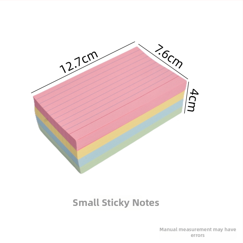 Hongen Paper Brick poznámkový blok s horizontálnymi riadkami — Základné balenie, Hongen Stationery, IP autorizácia: Nie