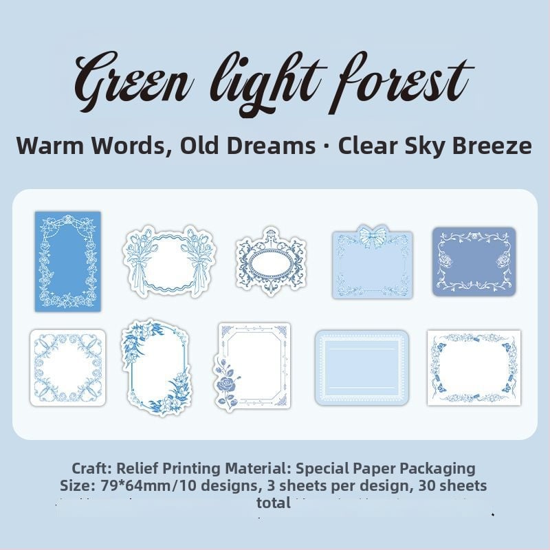 Infeel.Me специална хартия за бележки с тиснение – модерна хартия с дантелена рамка, за писане; Марка: Infeel.Me; Материал: Специална хартия; Стил: Модерен и прост; Технология: Тиснене; IP лицензия: Не