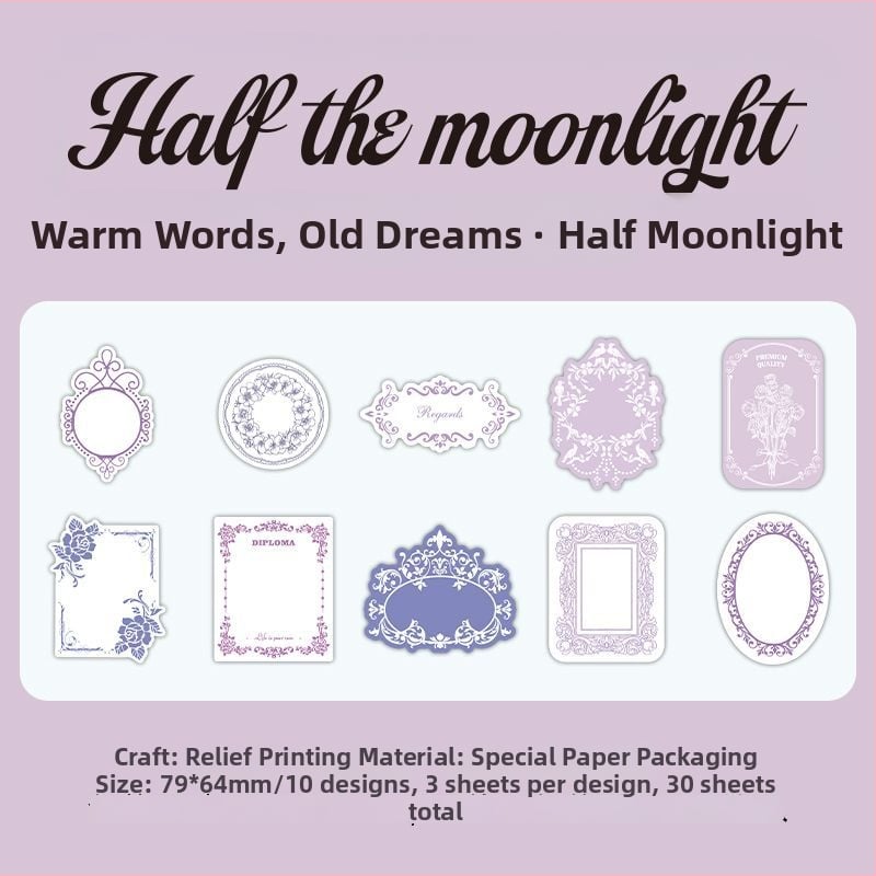 Infeel.Me специална хартия за бележки с тиснение – модерна хартия с дантелена рамка, за писане; Марка: Infeel.Me; Материал: Специална хартия; Стил: Модерен и прост; Технология: Тиснене; IP лицензия: Не