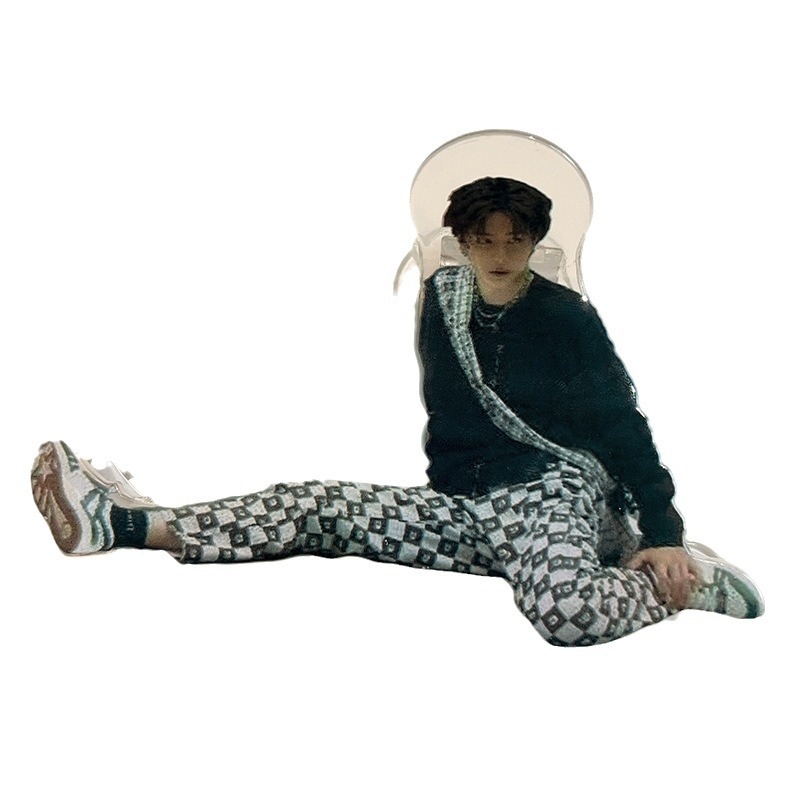 Kosa za kosu Wang Yibo, krokodil stil, Grip Clip, akril, za žene