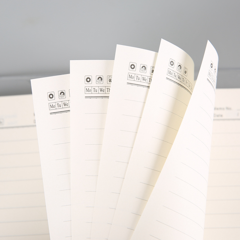 Notebook s PVC omotom, veza loose-leaf, 100 stranica Forest papira, model YX---037
