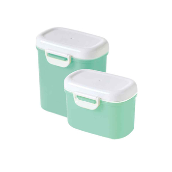 BUK Διπλού επιπέδου σφραγισμένο κουτί για βρεφικό γάλα σε σκόνη, ανθεκτικό στην υγρασία και φορητό, κατάλληλο για νεογέννητα έως 3 ετών, με αδειοδοτημένη ιδιωτική ετικέτα