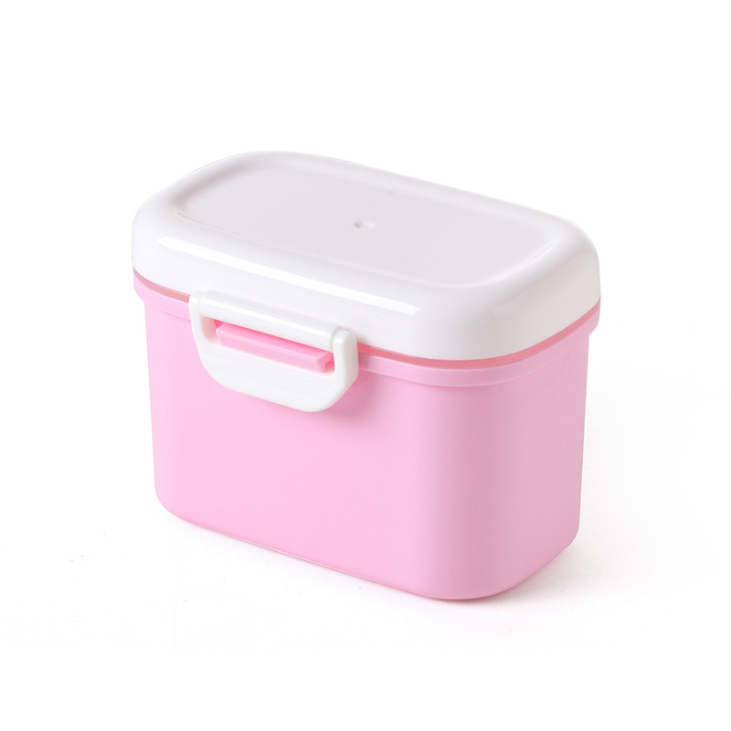 BUK Διπλού επιπέδου σφραγισμένο κουτί για βρεφικό γάλα σε σκόνη, ανθεκτικό στην υγρασία και φορητό, κατάλληλο για νεογέννητα έως 3 ετών, με αδειοδοτημένη ιδιωτική ετικέτα