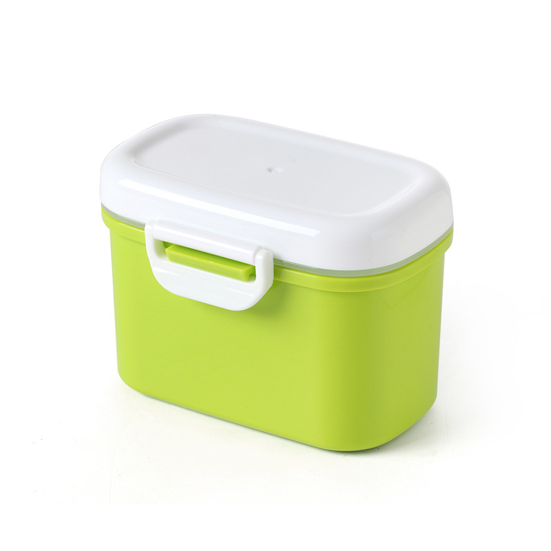 BUK Διπλού επιπέδου σφραγισμένο κουτί για βρεφικό γάλα σε σκόνη, ανθεκτικό στην υγρασία και φορητό, κατάλληλο για νεογέννητα έως 3 ετών, με αδειοδοτημένη ιδιωτική ετικέτα