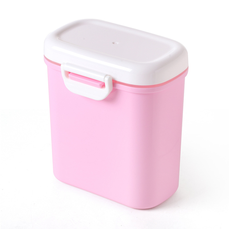 BUK Διπλού επιπέδου σφραγισμένο κουτί για βρεφικό γάλα σε σκόνη, ανθεκτικό στην υγρασία και φορητό, κατάλληλο για νεογέννητα έως 3 ετών, με αδειοδοτημένη ιδιωτική ετικέτα