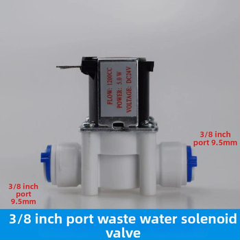 Ventil za pročišćivač vode sa 24V ulazom i 12V elektromagnetnim ventilom, automatsko ispiranje, 2/3 brze spojke