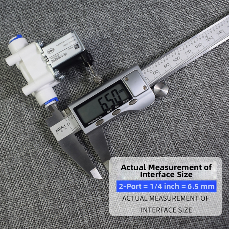 Ventil za pročišćivač vode sa 24V ulazom i 12V elektromagnetnim ventilom, automatsko ispiranje, 2/3 brze spojke