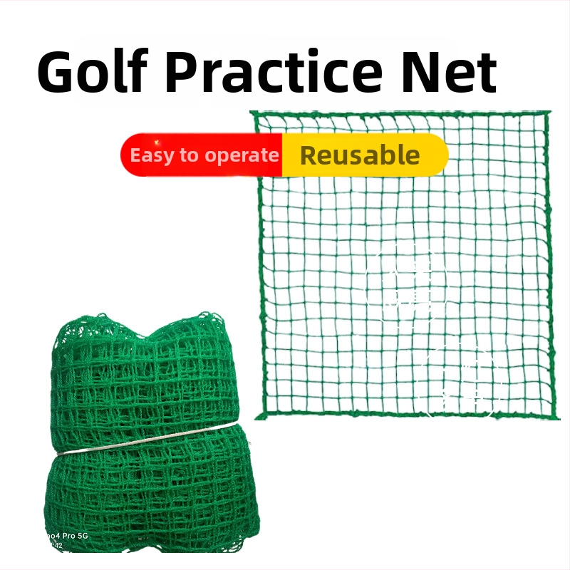 Golfový tréningový sieť Junda — Materiál: polyetylén/polypropylén; tlačené logo; prispôsobiteľné