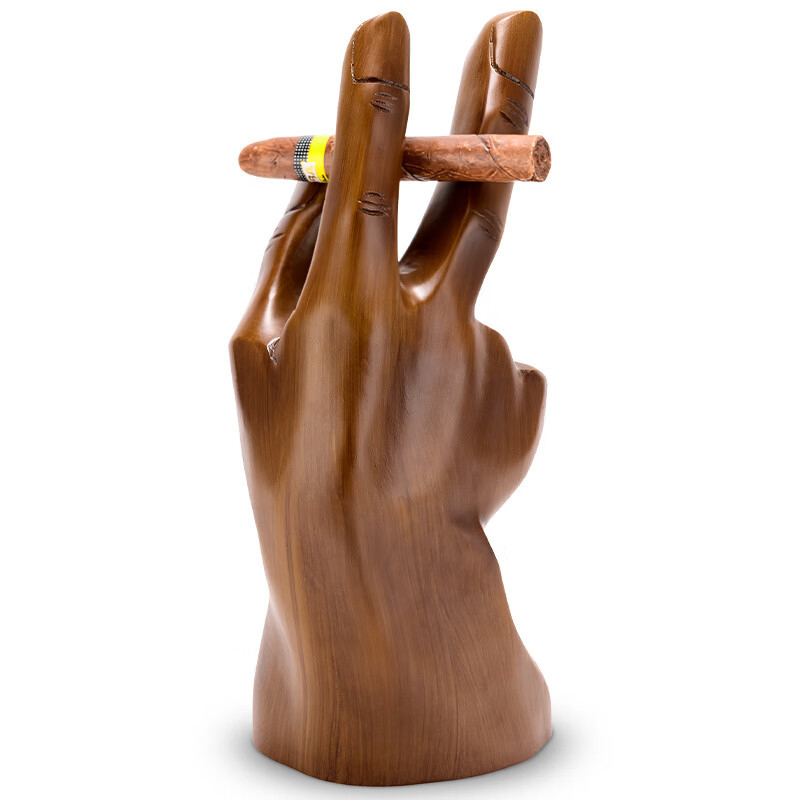 Άγαλμα διακόσμησης πούρας από ρητίνη, καλλιτεχνική χαρακτική, αντιολισθητική βάση, στυλ ελαφριάς πολυτέλειας, μοντέλο CLA-23HH