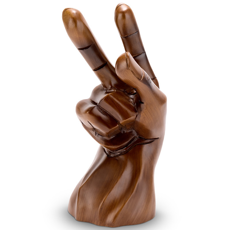 Άγαλμα διακόσμησης πούρας από ρητίνη, καλλιτεχνική χαρακτική, αντιολισθητική βάση, στυλ ελαφριάς πολυτέλειας, μοντέλο CLA-23HH