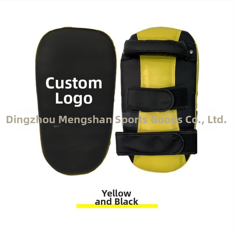 Zakrivljena ciljana ploha za trening boksa, Muay Thai i Taekwondo – PU materijal, model 40, težina 400 g, vertikalni stil