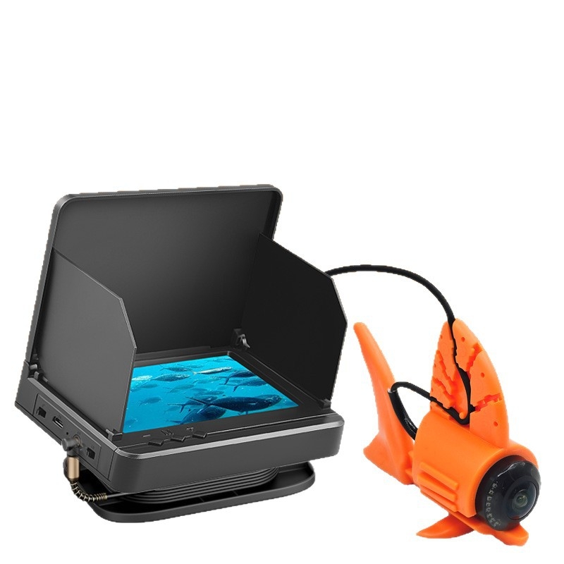 Υποβρύχια κάμερα αλιείας με υψηλή ευκρίνεια (0,6–30 μ βάθος; μπαταρία λιθίου)