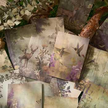 Set bilježnica umjetničkog dnevnika s pozadinskim kolažom, materijalni papir, 60 listova, marka Early foam, nije ljepilo, IP: Nije dopušteno