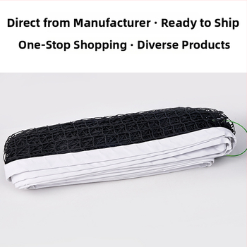 Tenisová sieť, prenosná, vnútorné aj vonkajšie použitie, profesionálnej kvality, polyetylénová sieť so železným drôtom