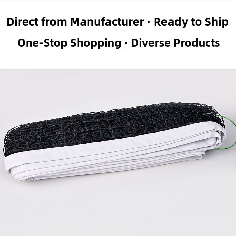 Tenisová sieť, prenosná, vnútorné aj vonkajšie použitie, profesionálnej kvality, polyetylénová sieť so železným drôtom