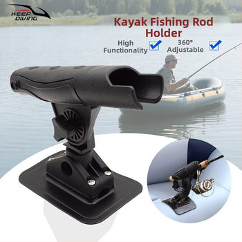 Základňa držiaka rybárskej palice na nafukovacom člne – KEEP DIVING BT-A86/BT-A88/BT-T18 – zosilnený nylon a PVC – štandardná súčiastka