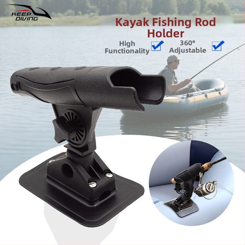 Základňa držiaka rybárskej palice na nafukovacom člne – KEEP DIVING BT-A86/BT-A88/BT-T18 – zosilnený nylon a PVC – štandardná súčiastka