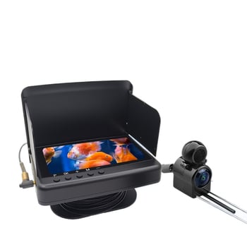 Υποβρύχια κάμερα ψαρέματος 1080P με οθόνη 4K, καταγραφή φωτογραφιών και βίντεο, βάθος 0.6-30 μ., τροφοδοσία DC 10-18V