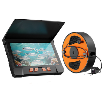 Υποβρύχιος ανιχνευτής ψαριών με HD απεικόνιση, νυχτερινή όραση, μέτρηση θερμοκρασίας και κάμερα βαθιάς απεικόνισης, εύρος βάθους 0,6–500 m