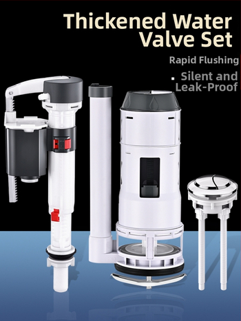 Integrirani ventil za odvod vode iz spremnika toaleta, nehrđajući čelik, 3-inčno ispiranje, veliki promjer izlaza