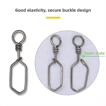 Αλιευτικά εξαρτήματα: ανοξείδωτος χάλυβας, ορατά βύσματα, παχύτερα βύσματα, συνδετήρες αγκίστρων σε σχήμα οκτώ για δολώματα