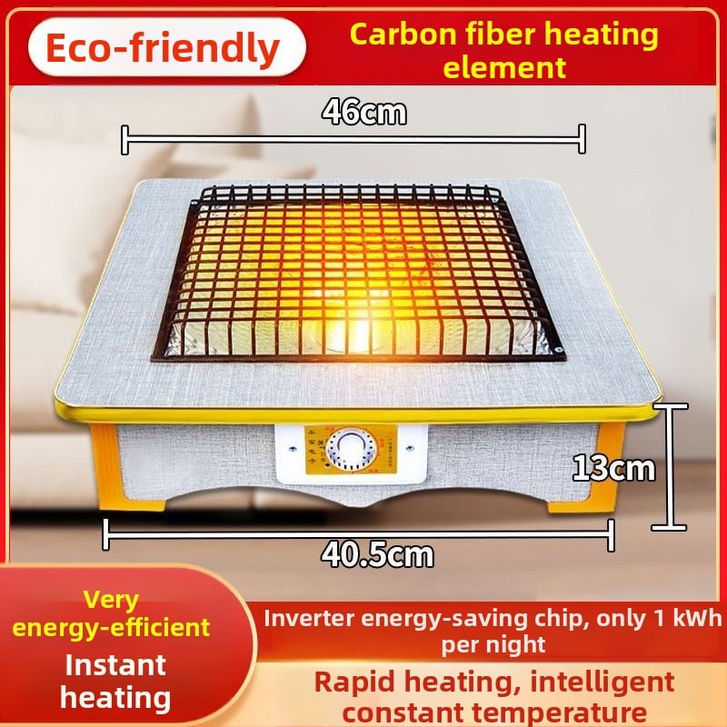 Нагревател за крака под масата, енергоефективен модел за домашна употреба