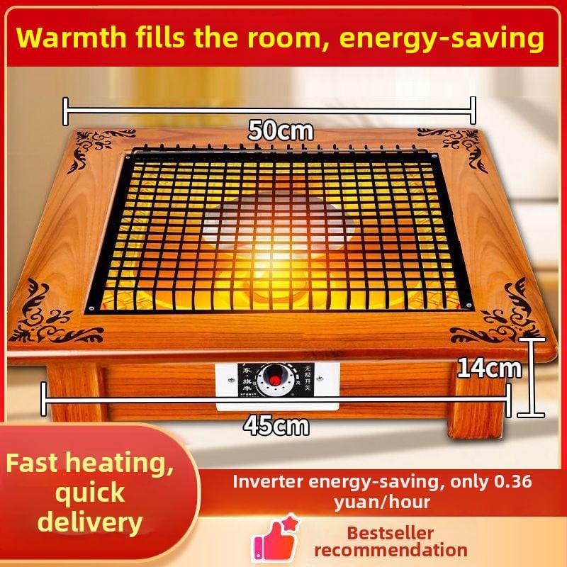 Нагревател за крака под масата, енергоефективен модел за домашна употреба