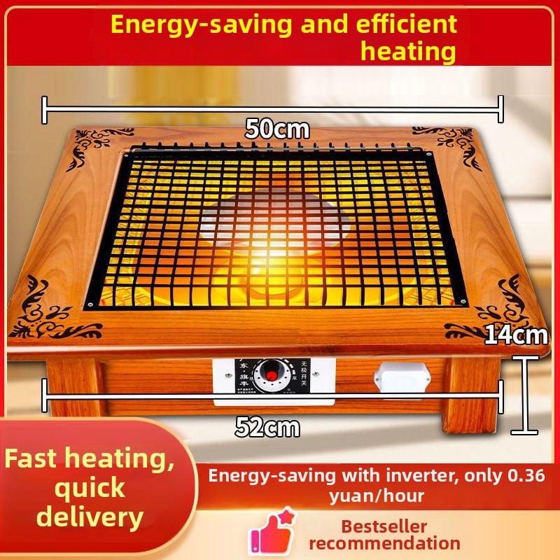 Нагревател за крака под масата, енергоефективен модел за домашна употреба