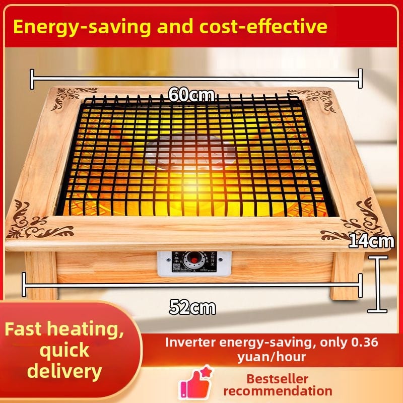 Нагревател за крака под масата, енергоефективен модел за домашна употреба