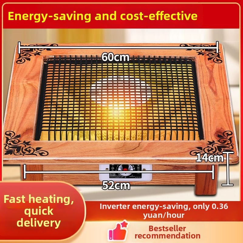 Нагревател за крака под масата, енергоефективен модел за домашна употреба