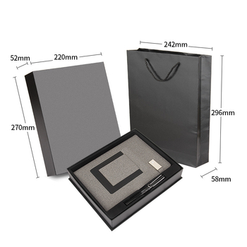 Poslovni bilježnica set s PU omotom, loose-leaf vezivanje, Daolin papir 100 g, metalni dijelovi