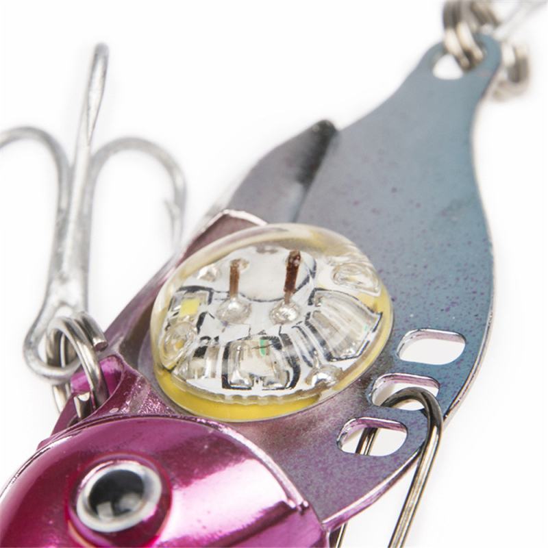 LED lampa za mamce za ribolov, tijelo od aluminijske legure, napajanje baterijom, LED izvor svjetla