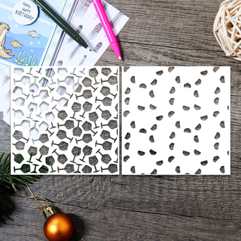 Šablona za slikanje s prorezima za ukrašavanje torbe, smola, graviranje, moderni minimalistički stil