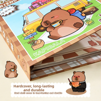 Capybara Dnevnik učenika: Memorijalna knjiga završetka šestog razreda i dnevnik komunikacije za gimnaziju. Poklopac visoke kvalitete; bez prilagodbe; nije uvezen; bez IP odobrenja