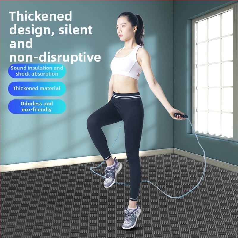 Подова мат за фитнес зала за тренировки по бойни изкуства, бокс и таеквондо • пяна • квадратна • миеща се