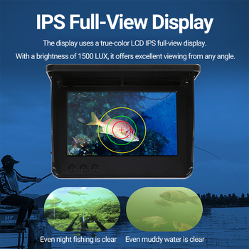 Éjszakai horgászathoz készült videóendoszkóp — IP66 vízálló, infravörös világítás, széles látószög, Ø20 mm szenzorátmérő, munkahossz 15000