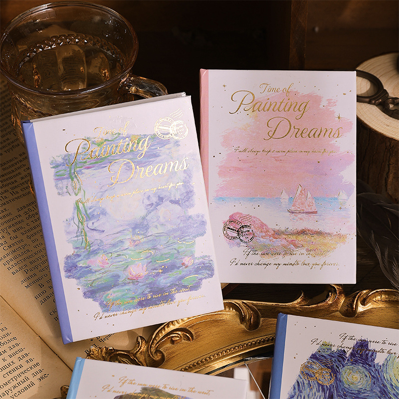 Bilježnica Chengpin, Nostalgijski retro stil, Dream Time serija (180 stranica, unutarnji papir 100 g, unutarnji materijal: sirova drvna pulpa, korica od papira)