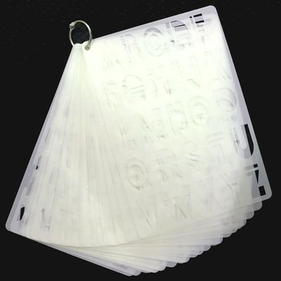 Šablone slova i brojeva (24 kom) za DIY dnevnik – PET materijal, brand Painted Enle; IP ovlaštenje: Ne; Privatne marke: Da; Uvoz: Ne