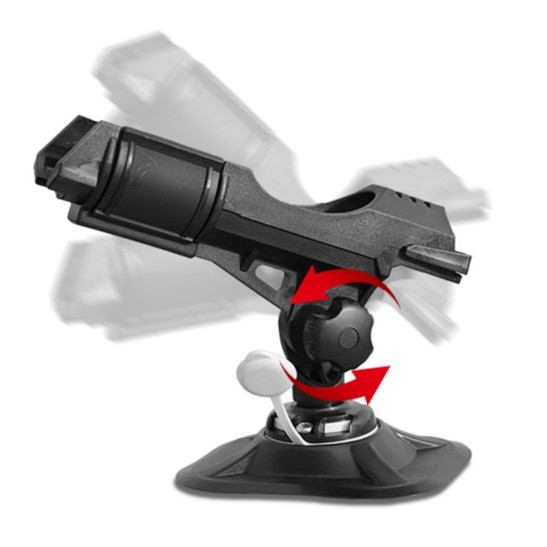 Θήκη ραβδιών ψαρέματος για βάρκα με 360° περιστρεφόμενο τουρνέτα – κατασκευή PVC – Τυπικό εξάρτημα – Μοντέλο: Άλλο