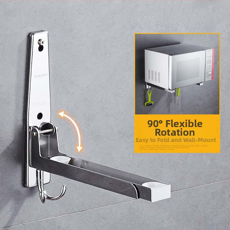 Nerezový policový stojan na mikrovlnnú rúru, model S09, teleskopický, 1 polica, nosnosť 100