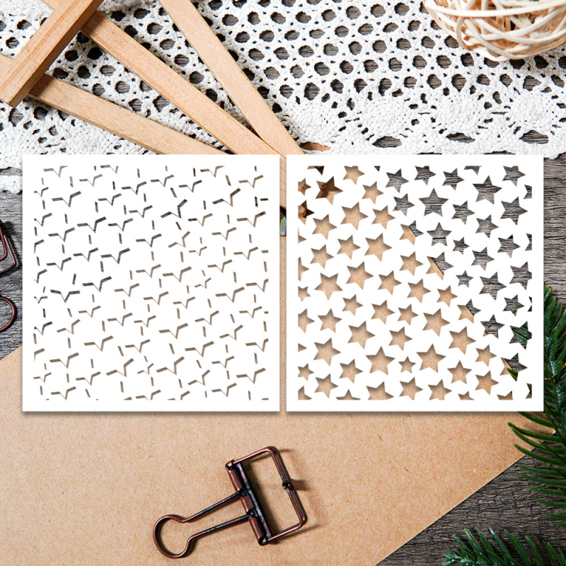 Šablona za slikanje od smole, šuplja šablona za ukrašavanje dnevnika, u modernom minimalističkom stilu s graviranjem