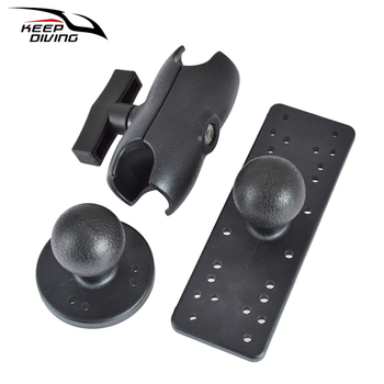 KEEP DIVING KK-A53 kajak halfigyelő tartó, GPS-kompatibilis, 360°-os forgó rögzítő, anyag: megerősített nylon + TPU