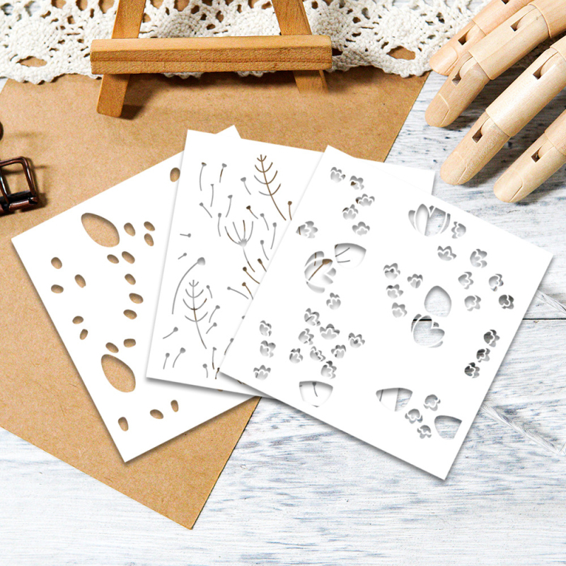 Šablona za crtanje, šuplja forma, smola, graviranje, moderni minimalistički stil, za ukrašavanje torbe