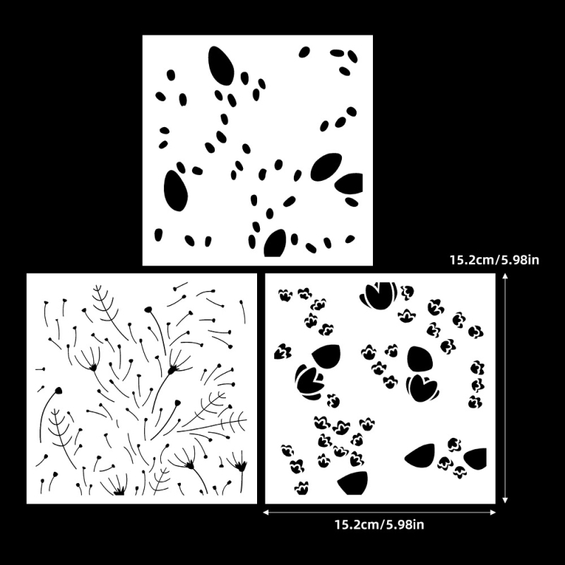 Šablona za crtanje, šuplja forma, smola, graviranje, moderni minimalistički stil, za ukrašavanje torbe