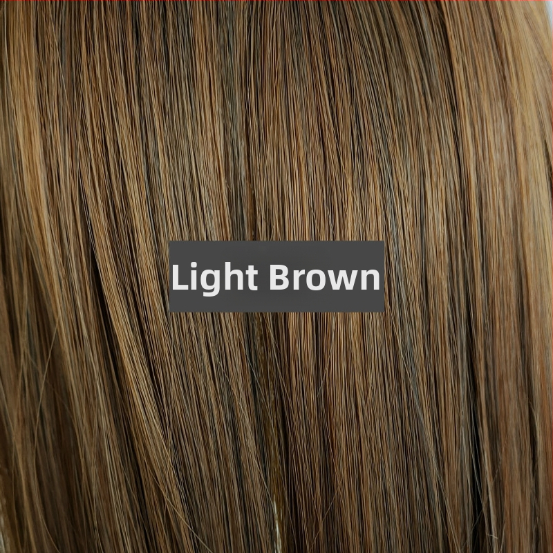 MG86 Rövid egyenes paróka nőknek ferde frufruval, légáteresztő, könnyű, hőálló rostok